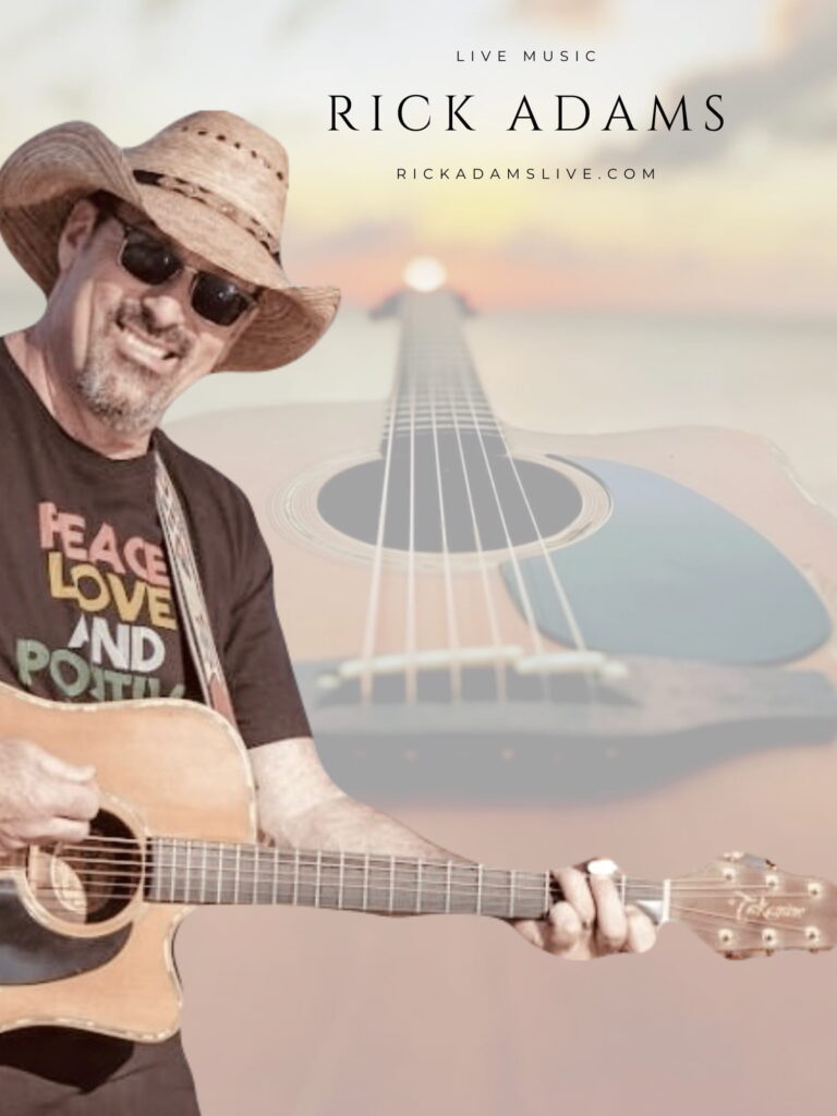 Rick Adams live music poster